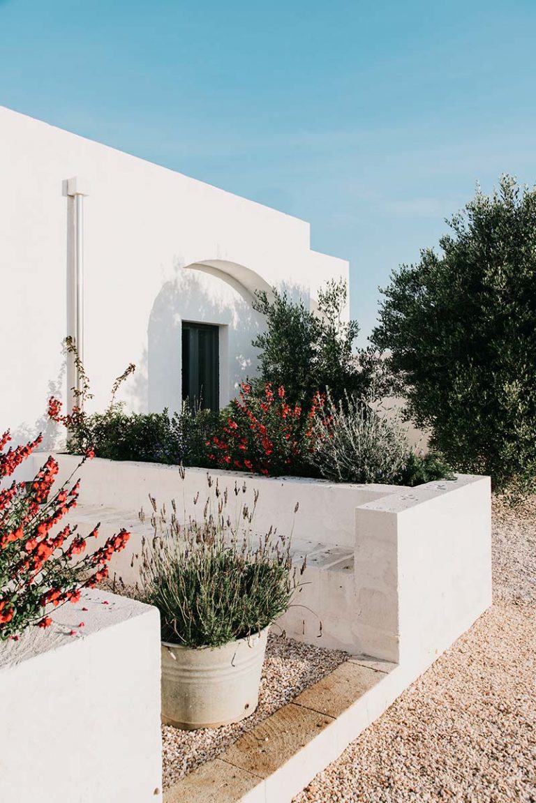 White Stone Farmhouse Turned Into A Boutique B&B In Puglia