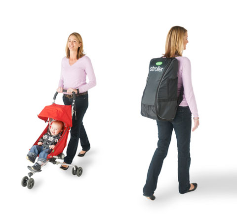 collapsible stroller backpack