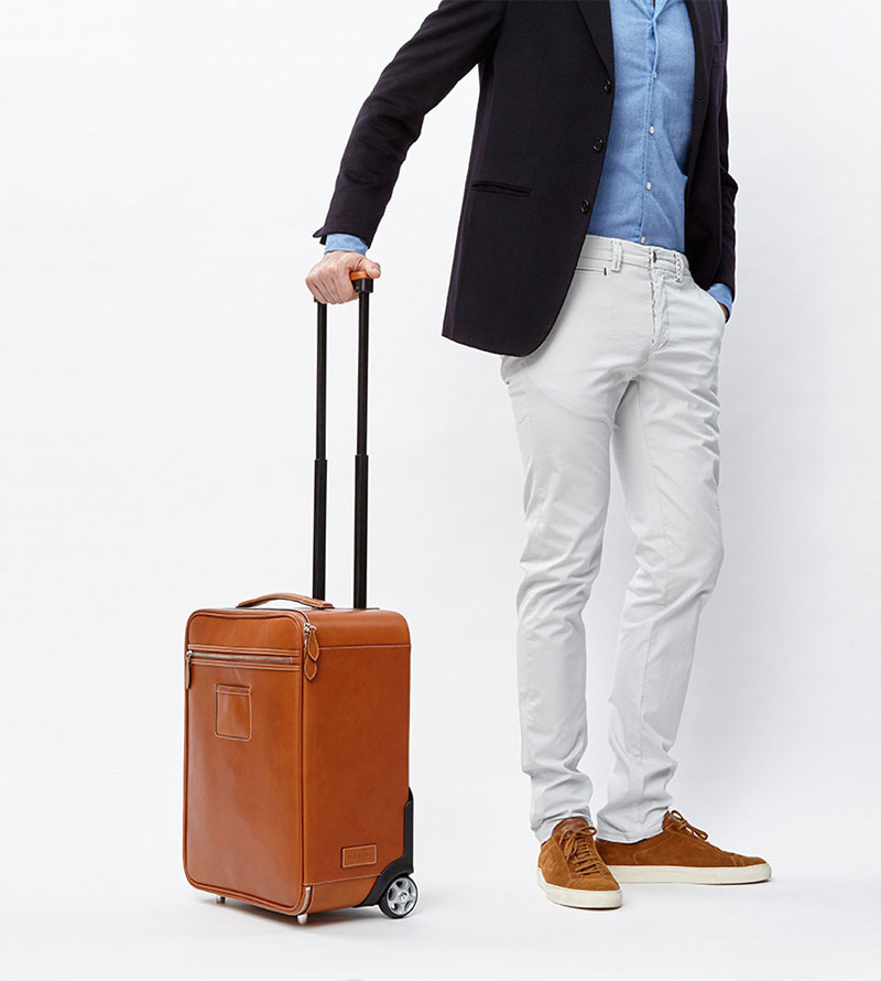 Luxury All Leather Carry-On for The Sophisticated Traveler