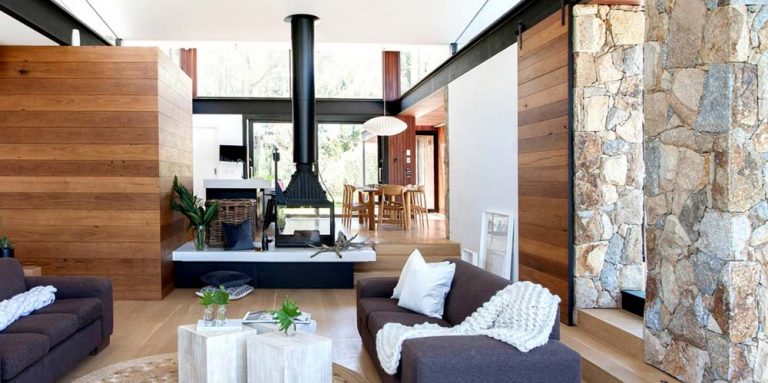 Beautiful Modern Stone House In The Bush Outside Of Melbourne, AU