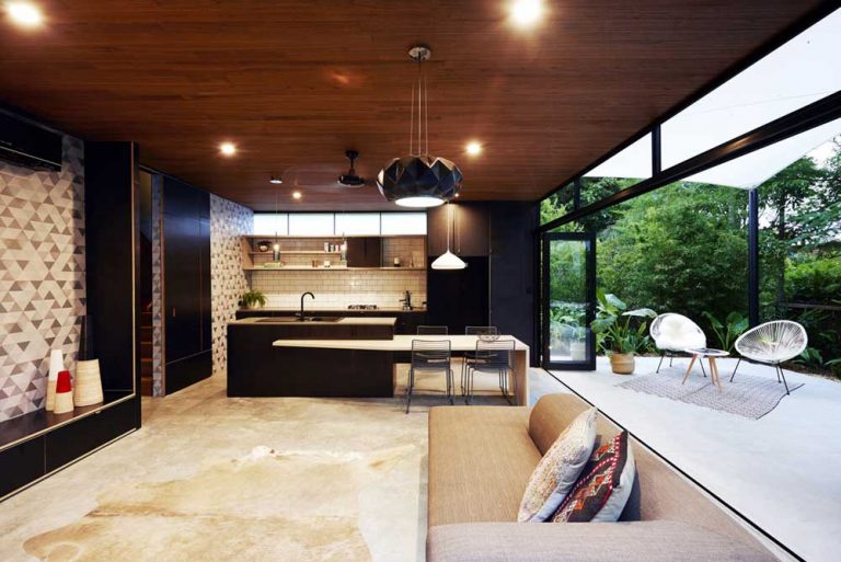 Small 80 sq.m. Infill Home Design In Brisbane, Australia
