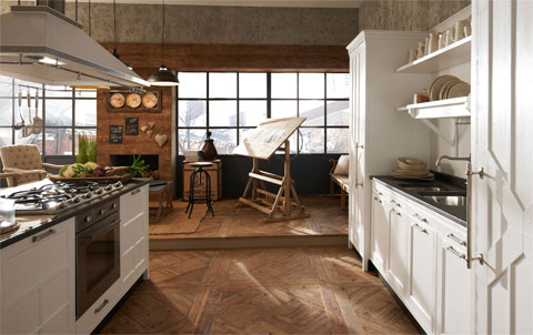 kitchen design by Marchi Group: a modern outlook on vintage style ...